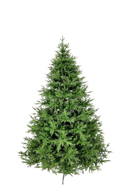 Искусственная ель Шотландская — пышная зелёная ёлка с густыми ветвями и мягкой хвоей