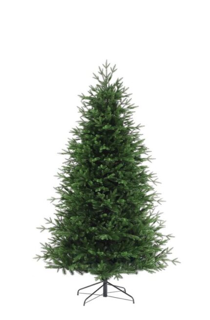 Искусственная ель Царская — пышная зелёная ёлка с густыми ветвями и мягкой хвоей